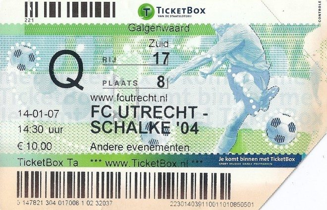 FC Utrecht - Schalke 04 Galgenwaard