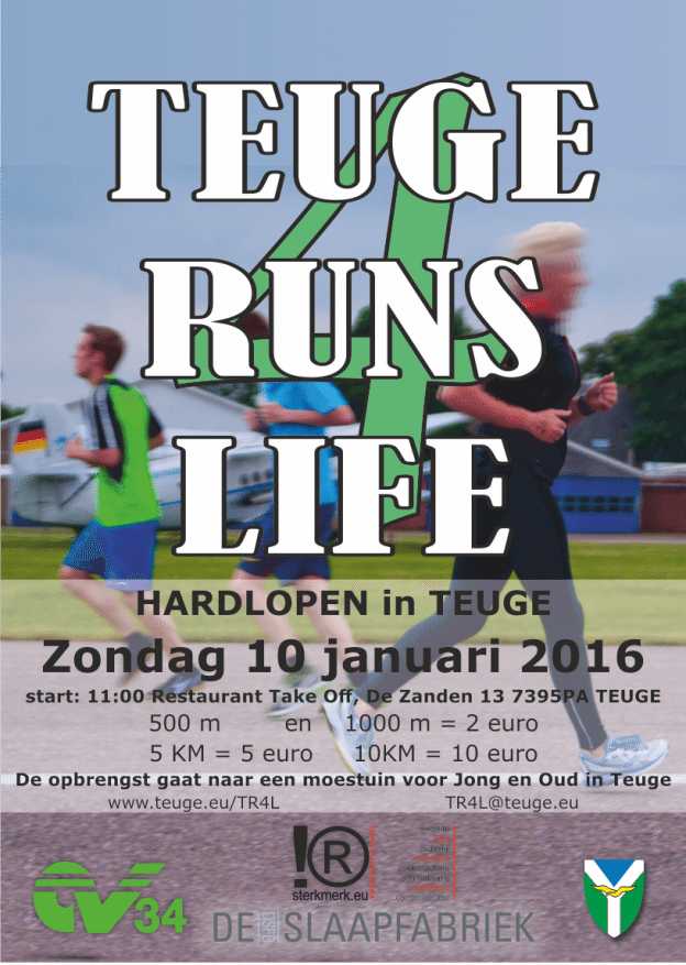 Teuge runs 4 life